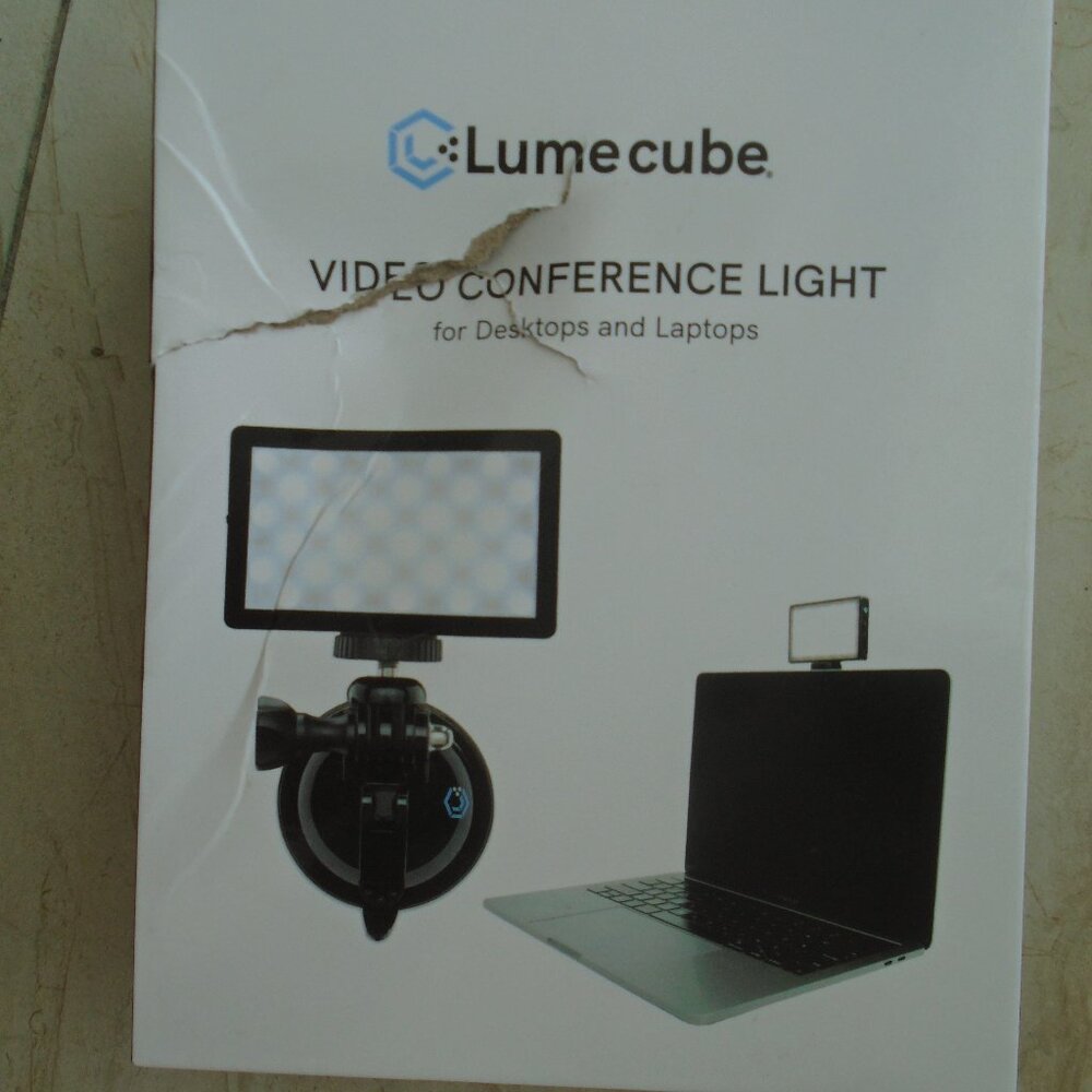Lume Cube Video Conference Light for Desktops and Laptops Black